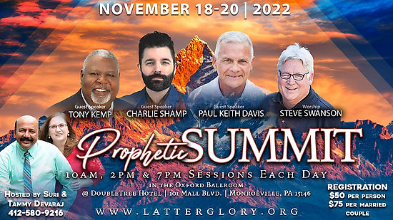 Prophetic Summit 11-19-22 Tony Kemp Part 1
